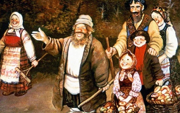 Семь Агафонов бестолковых - русская народная сказка