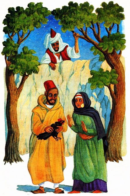 Джиха, сорок воров и их главарь - арабская сказка