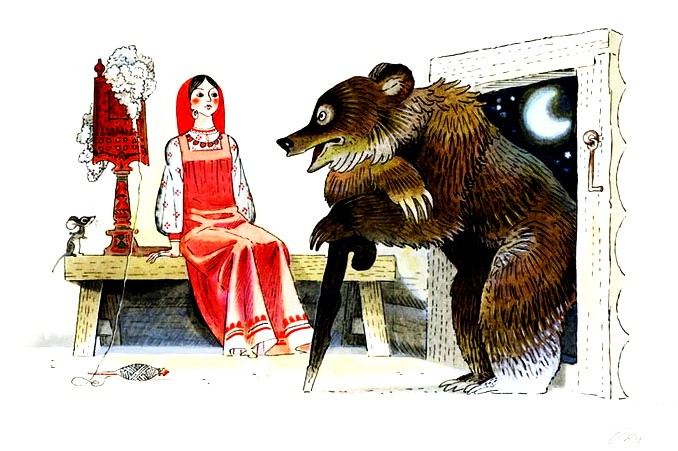 Дочь и падчерица - русская народная сказка