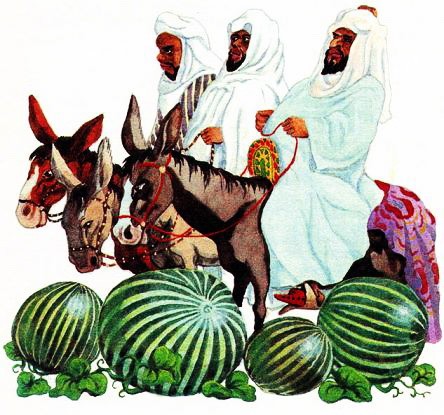 Джиха и три благородных путника - арабская сказка