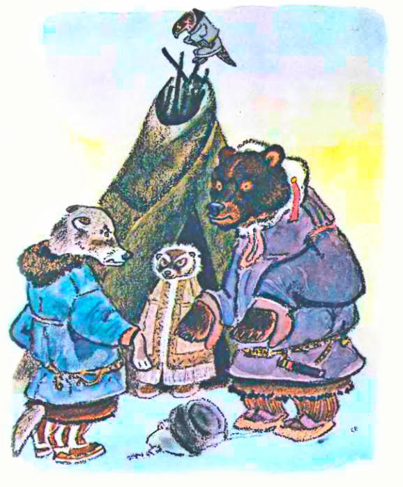 Жители двух чумов - ненецкая сказка